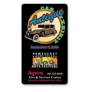 Magnet 20 Mil - Rectangle - Full Color. Digital Four Color Process Print