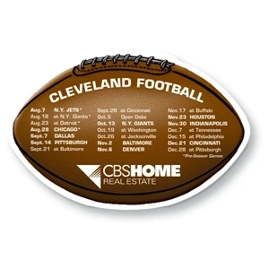 Magnet 20 Mil - Football. Digital 4-color Process Print; Size 2.75 X 4.125"