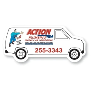 20 Mil - Magnet - Van. Digital Four Color Process Print; Stock 20 Mil; 30 & 50 Mil Product