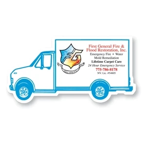 20 Mil - Magnet - Delivery Truck - Full Color. Digital Four Color Process Print;