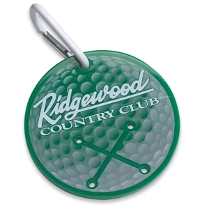 Golf Towel Holder - Round - Spot Color