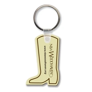 Key Tag - Western Boot - Spot Color
