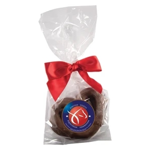 Chocolate Dude - Chocolate Pretzel 3-pack. Chocolate Covered Pretzels In Candy Bag