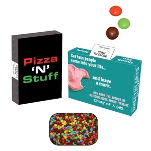 Mint Man - Four Color Process Reclosable Box With Chocolate Littles. A Candy Box Special