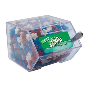 Food Gifts Superstore - Large Candy Bin With Large Candy Stars. Candy Stars In House Shaped Dispenser