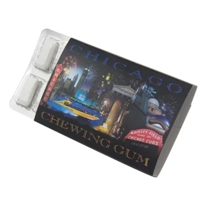 Gum Freshener - Gum Pack With 12 Pieces Of Sugar Free Peppermint Gum. A Sugar Free Gum Exclusive