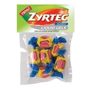 Candy King - Large Candy Bag (with Header Card) With Bubble Gum. Bubble Gum In Candy Bag