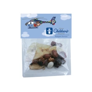 Candy King - Large Candy Bag (with Header Card) With Fruit Mix. Fruit Mix Snack In Candy Bag