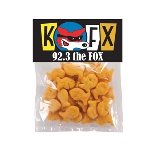 Candy King - Large Candy Bag (with Header Card) With Goldfish. Goldfish Snack In Candy Bag