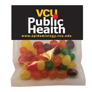 Candy King - Large Candy Bag (with Header Card) With Jelly Beans. Jelly Beans In Candy Bag