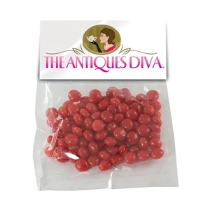 Candy King - Large Candy Bag (with Header Card) With Cinnamon Red Hots. Red Hot Candy Bag