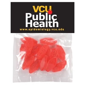 Candy King - Large Candy Bag (with Header Card) With Swedish Fish. Swedish Fish In Candy Bag