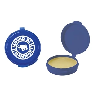 Lip Balm Flavor Mania - Blue - Lip Balm In Round Case. Lip Balm/lip Moisturizer/lip Gloss/chapstick In Case