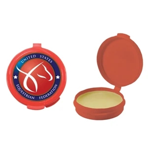 Lip Balm Flavor Mania - Red - Lip Balm In Round Case. Lip Balm/lip Moisturizer/lip Gloss/chapstick In Case