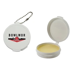 Lip Balm Flavor Mania - White - Lip Balm In Round Case. Lip Balm/lip Moisturizer/lip Gloss/chapstick In Case