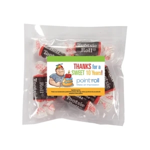 Candy King - Large Promo Candy Pack With Tootsie Rolls. Tootsie Rolls In Promotional Candy Pack