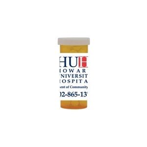 Candy King - Mini Pill Bottle With Signature Peppermints. Breath Mints In Pill Bottle