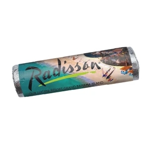 Candy King - Mint Roll With Twelve Individual Peppermints, Wrapped In Foil. Mints In Candy Roll