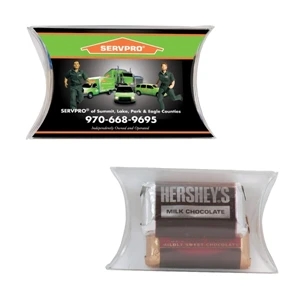Candy King - Small Pillow Pack With Hershey Miniature. Chocolate Hershey Mini Candy In Pack
