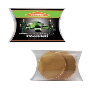 Candy King - Small Pillow Pack With Chocolate Coin. Chocolate Coins Candy In Pillow Pack