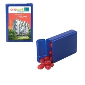 Candy King - Refillable Plastic Mint/candy Dispenser With Cinnamon Red Hots. Candy Dispenser