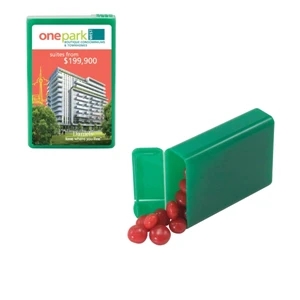 Candy King - Refillable Plastic Mint/candy Dispenser With Cinnamon Red Hots. Candy Dispenser