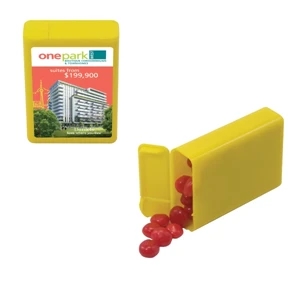 Candy King - Refillable Plastic Mint/candy Dispenser With Cinnamon Red Hots. Candy Dispenser