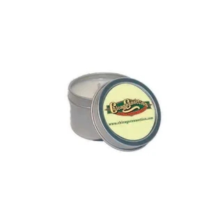 Candle Man - 4 Oz. Round Tin Soy Candle (vanilla). Eco Friendly Soy Candle In Round Tin