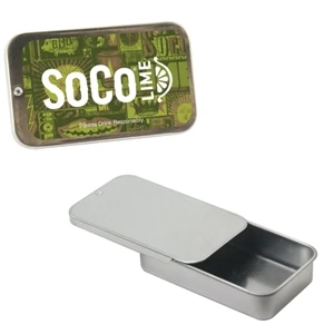 Mint Tin Maniacs - Empty Slider Tin. Empty Slider Mint Tin Can Be Filled With Mints, Candy, Or Gum