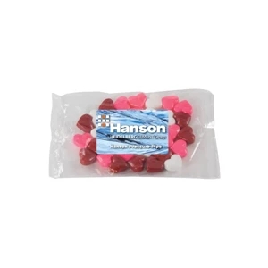 Candy King - Small Promo Candy Pack With Candy Hearts. Heart Shaped Candy In Promo Pack