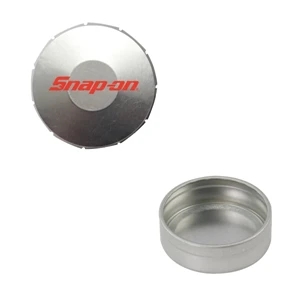 Mint Tin Maniacs - Small Empty Silver Snap-top Mint Tin. Tin Can Be Filled With Mints, Candy, Or Gum