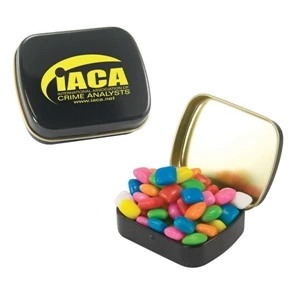 Mint Tin Maniacs - Small Black Mint Tin With Gum. Chewing Gum In Candy And Mint Tin