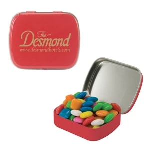 Mint Tin Maniacs - Red High Quality Hinged Mint Tin Filled With Gum. Mint Tin With Chewing Gum