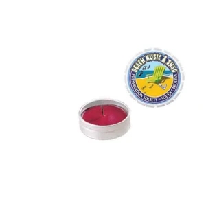Candle Man - Eco - Snap-top Tin Soy Candle (cinnamon) - White. Eco Friendly Soy Candy In Tin