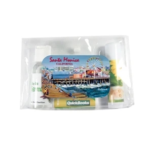 Suncare - Sun Care Kit. Sun Care With Hand Sanitizer, Lip Balm, And Sunscreen Stick For Summer