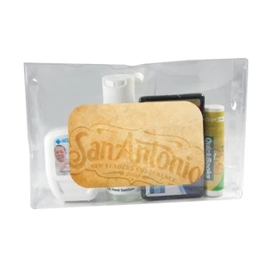 Travel - Travel Kit. Travel Kit With Mints, Hand Sanitizer, Lip Balm, And Dental Floss