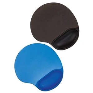 Targetline - Translucent, 1/4" Thick Oval Neoprene Mouse Pad With Gel Wrist Rest