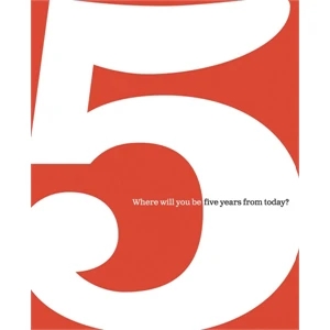 5: Where Will You Be Five Years From Today - Hardcover With Dust Jacket Book Of Life Milestones