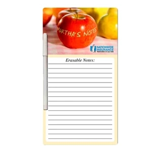 6" X 11" - Erasable Memo Board With Write On/wipe Off Surface, Wet Erase