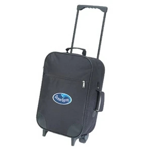 Collapsible Luggage Bag With Wheels, Made Of 600 Denier Polyester With Pvc Backing