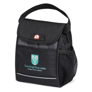 Igloo (r) Polar - Black - Polyester Cooler With Antimicrobial Liner, Front Pocket And Side Mesh Pocket