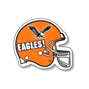 Kwik Ship - Polyester - 4" X 3.5" Helmet White Vinyl Or Clear Polyester Decal