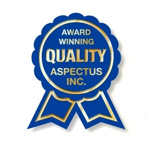 Embossing Only (no Background) - 1 3/8" X 1 5/8" Embossed Award Ribbon Labels On A Roll