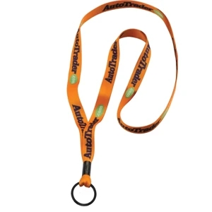 1/2" Dye Sublimated Lanyard With Metal Crimp And Metal Split Ring - 3 Day Service