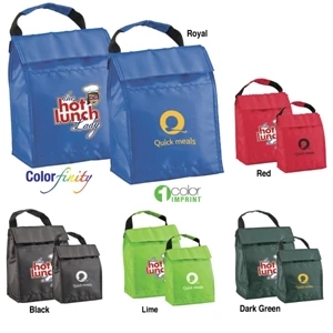 Catalog 5-7 Day Production - Cooler Bag With Carrying Handle In Great "lunch Sack" Style