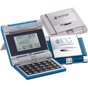 Robot Series (r) Evolution - Combination Digital Lcd Alarm, World-time Clock And Calendar/calculator