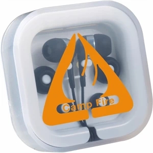 Color Pop - Colored Earbuds; Includes Three Interchangeable Soft Rubber Earbud Covers