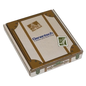 No Imprint - E-flute Corrugated Box With White Outside And Inside, 5 1/4" X 6 1/4" X 1"