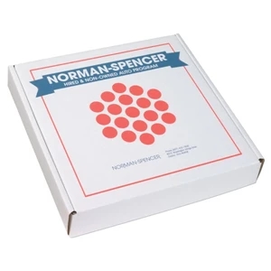 Addition Of Spot Mount Label - B-flute Corrugated Pizza Tuck Box, 12" X 12" X 2"