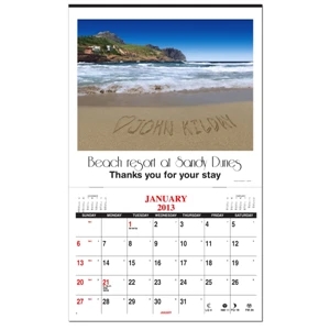 In The Image - Personalized Wall Calendar With 1 Image, Variable Data Printing